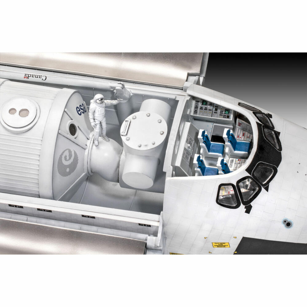 Revell Raumfahrt-Modellbausatz Geschenkset Space Shuttle 40th. Anniversary, 111 Teile, 1:72, 05673