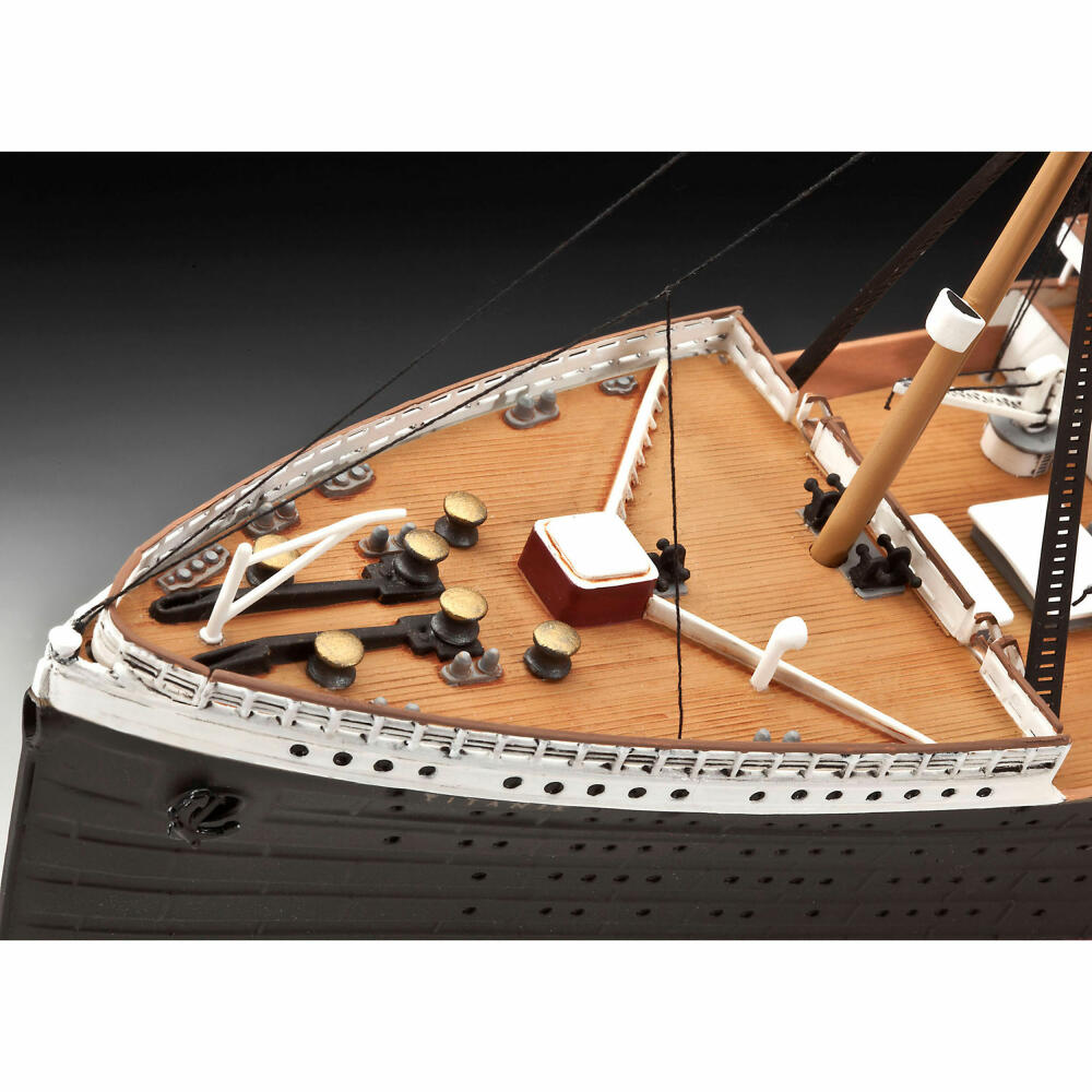 Revell Schiff-Modellbausatz Geschenkset 100 Jahre Titanic, Kreuzfahrtschiff, 262 Teile, 1:400, 05715