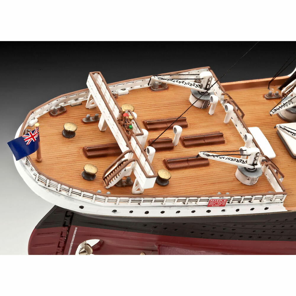 Revell Schiff-Modellbausatz Geschenkset 100 Jahre Titanic, Kreuzfahrtschiff, 262 Teile, 1:400, 05715