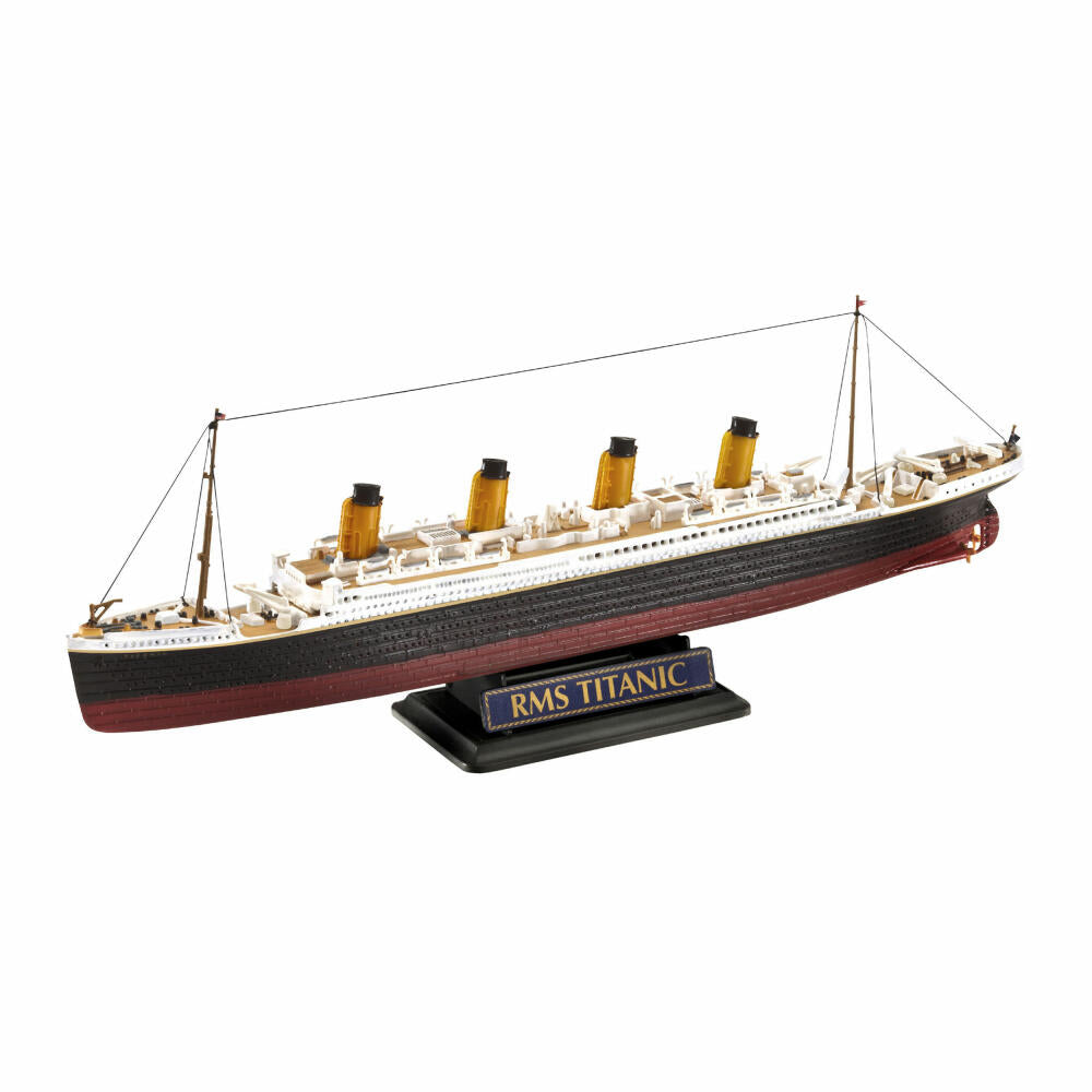 Revell Schiff-Modellbausatz Geschenkset R.M.S. Titanic, Kreuzfahrtschiff, 172 Teile, 1:700 & 1:1200, 05727