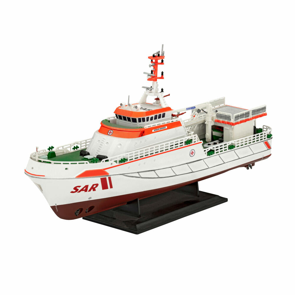 Revell Schiff-Modellbausatz Seenotkreuzer Hermann Marwede, 78 Teile, 1:200, 05812