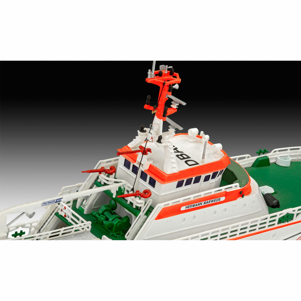 Revell Schiff-Modellbausatz Seenotkreuzer Hermann Marwede, 78 Teile, 1:200, 05812