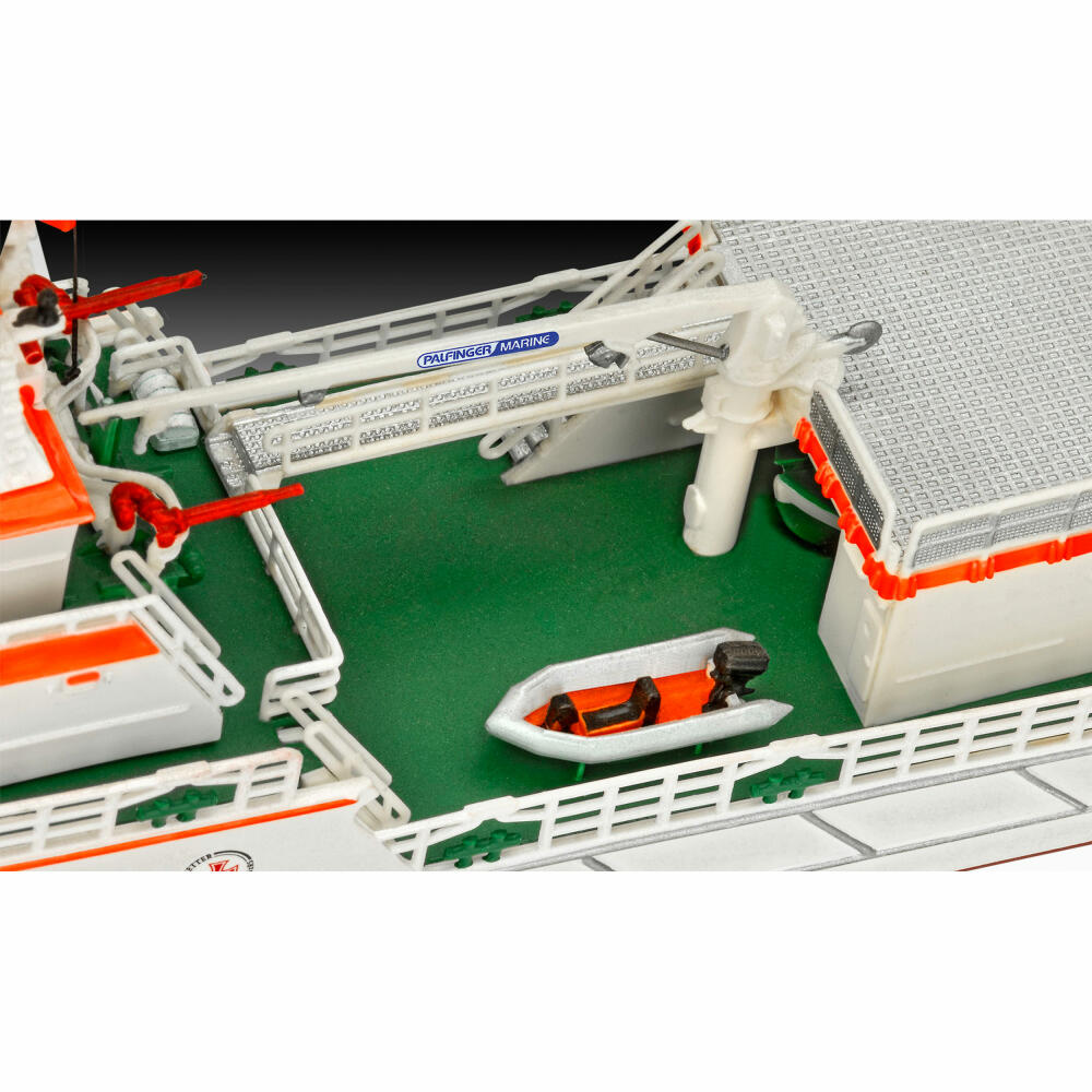 Revell Schiff-Modellbausatz Seenotkreuzer Hermann Marwede, 78 Teile, 1:200, 05812