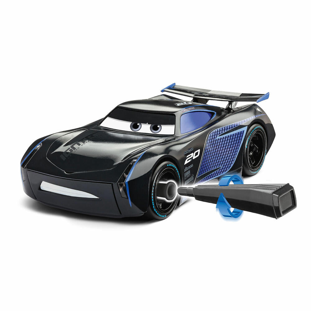 Revell Steckbausatz  Disney Cars Jackson Storm Auto mit Licht & Sound, 19 Teile, 1:20, 06563