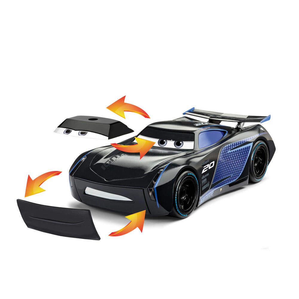 Revell Steckbausatz  Disney Cars Jackson Storm Auto mit Licht & Sound, 19 Teile, 1:20, 06563