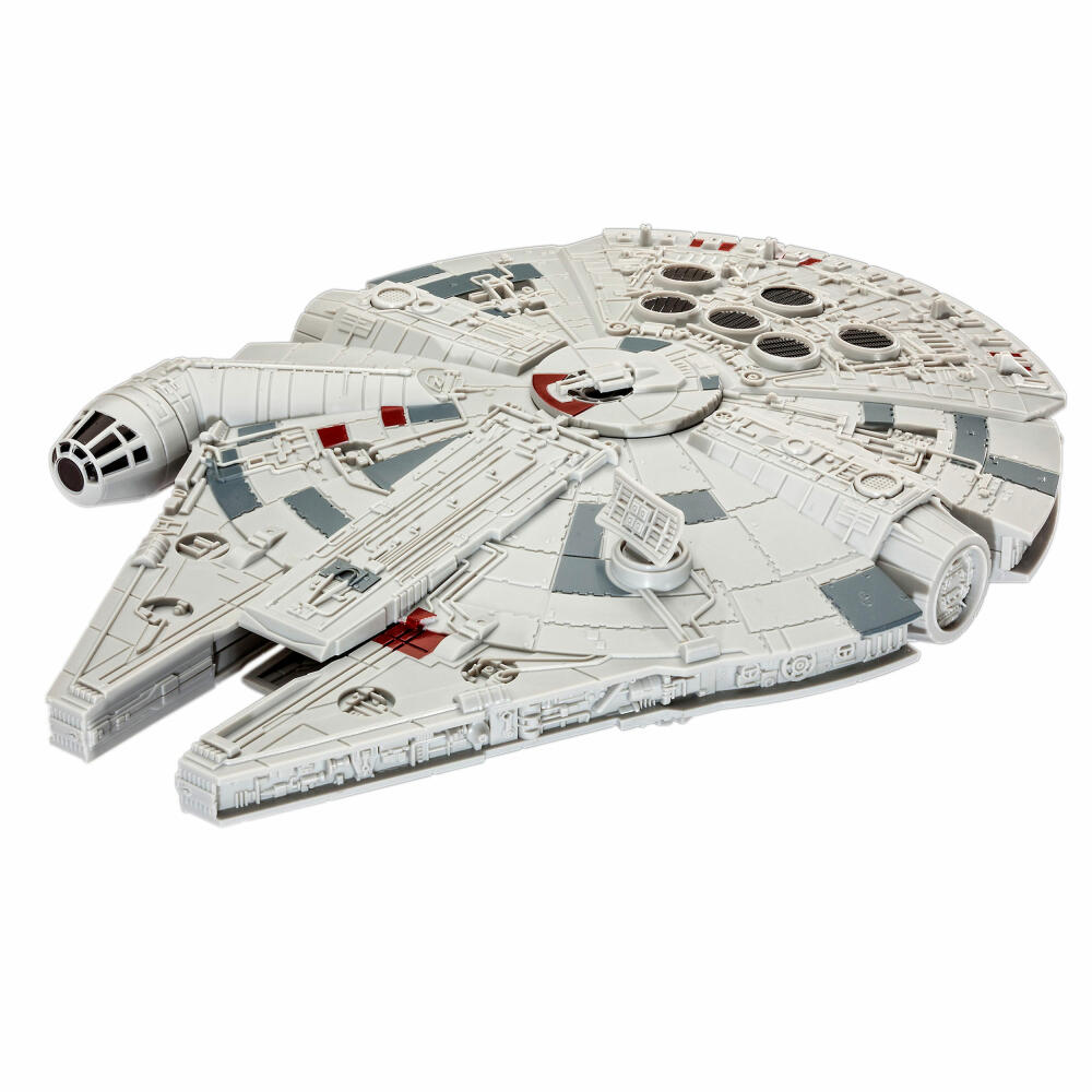 Revell Steckbausatz Star Wars Millennium Falcon Build & Play, 19 Teile, 1:164, 06566