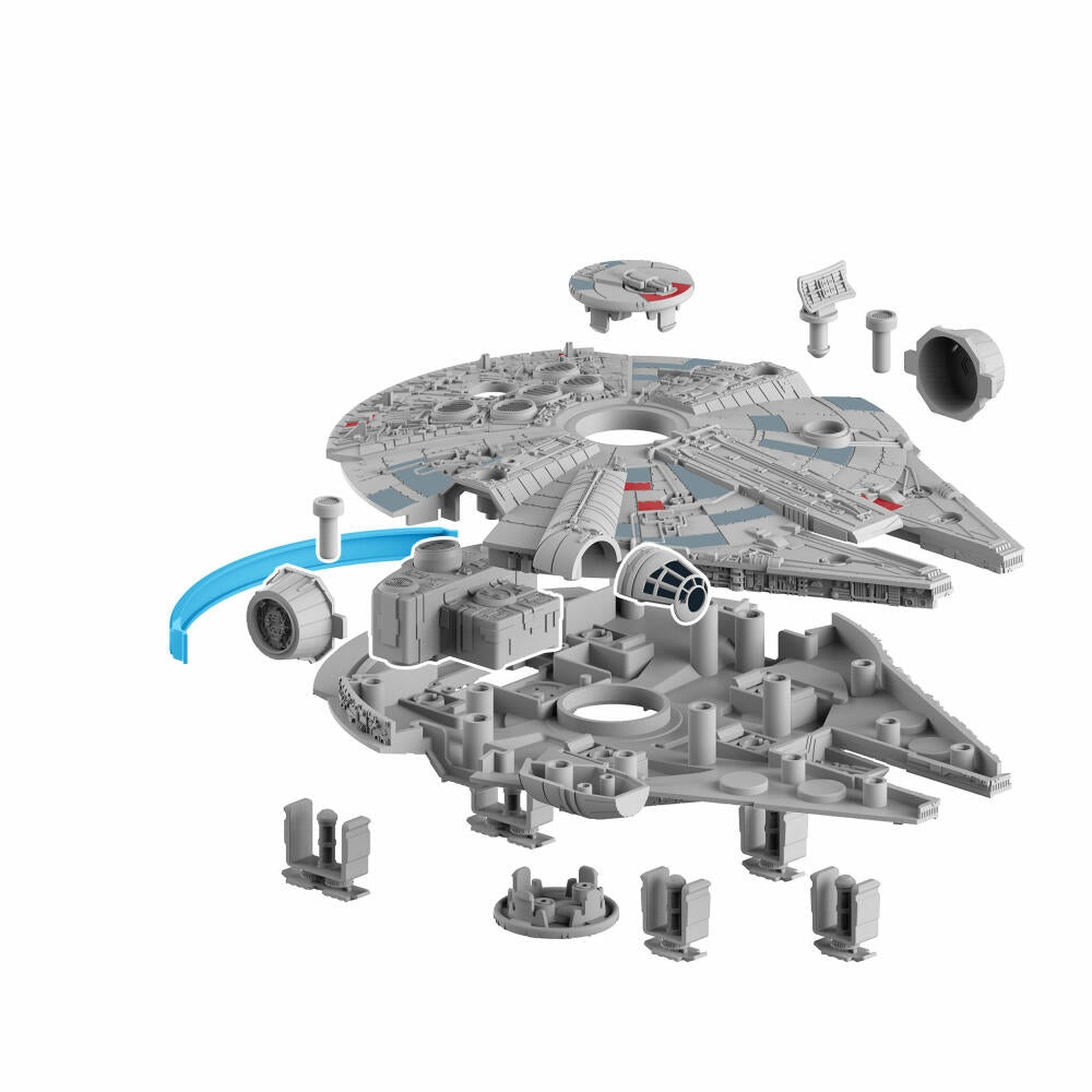 Revell Steckbausatz Star Wars Millennium Falcon Build & Play, 19 Teile, 1:164, 06566