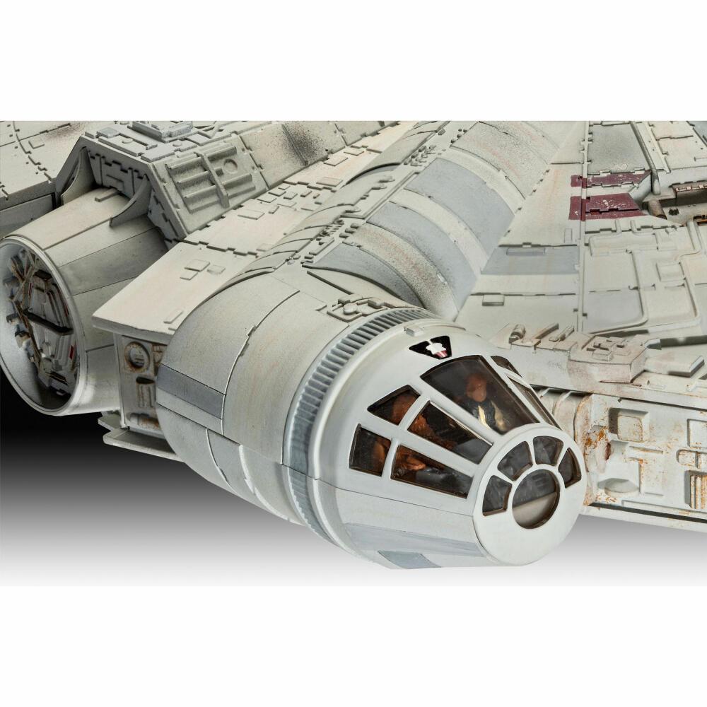 Revell Star Wars Modellbausatz Millennium Falcon, Raumschiff, Falke, 52 Teile, 1:72, 06718