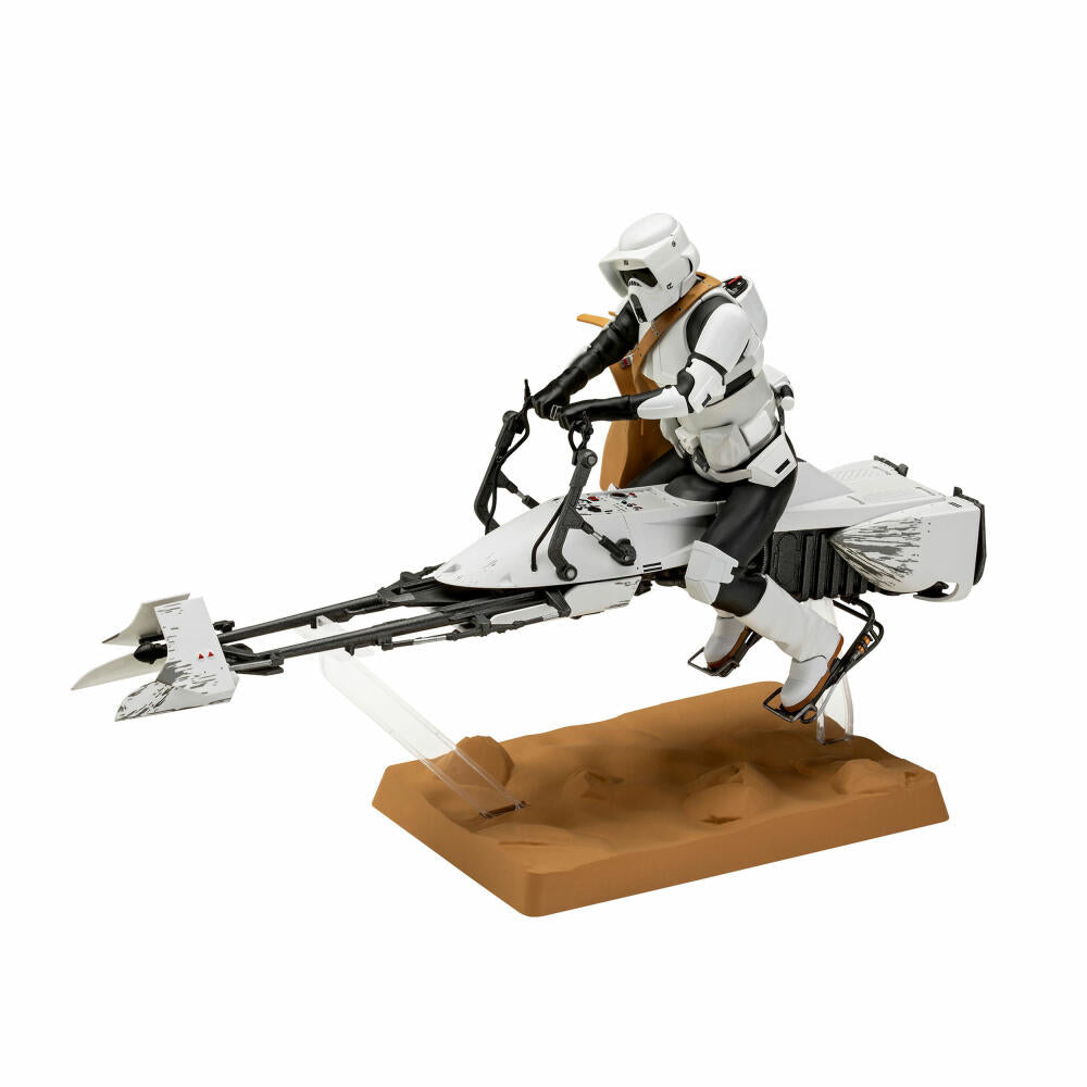 Revell Star Wars Modellbausatz The Mandalorian - Speeder Bike, 102 Teile, 1:12, 06786