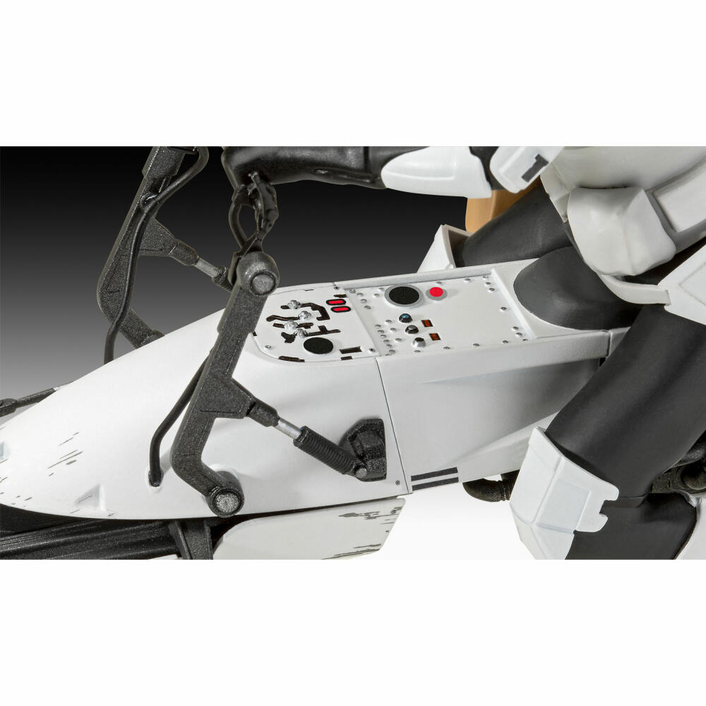 Revell Star Wars Modellbausatz The Mandalorian - Speeder Bike, 102 Teile, 1:12, 06786