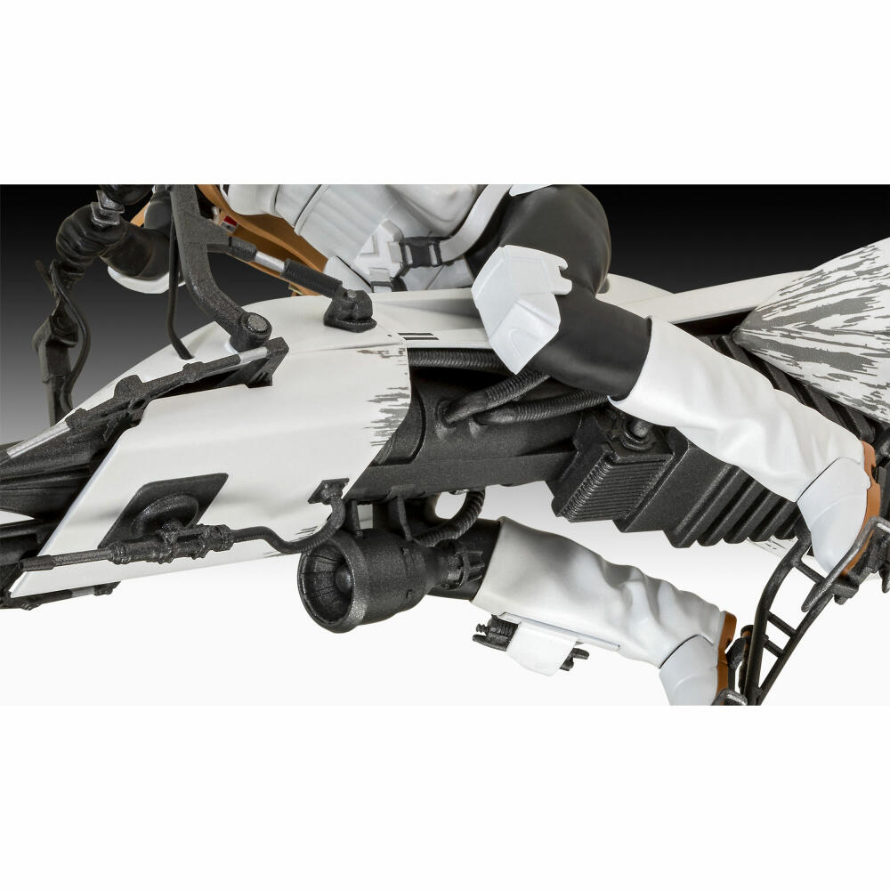 Revell Star Wars Modellbausatz The Mandalorian - Speeder Bike, 102 Teile, 1:12, 06786