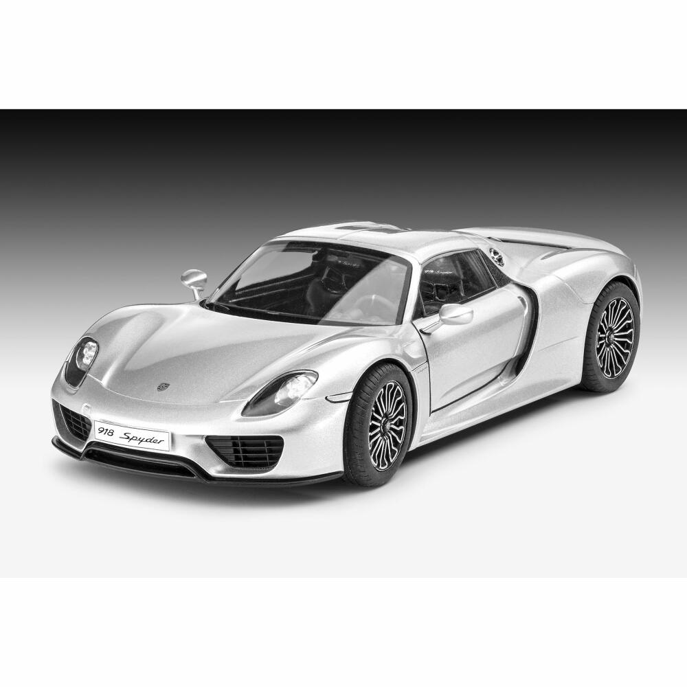 Revell Fahrzeug-Modellbausatz Porsche 918 Spyder, Auto, 129 Teile, 1:24, 07026