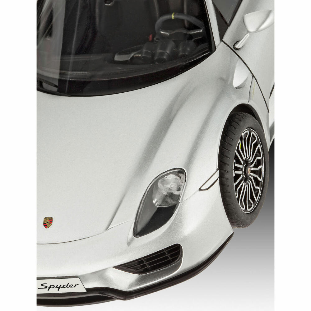 Revell Fahrzeug-Modellbausatz Porsche 918 Spyder, Auto, 129 Teile, 1:24, 07026