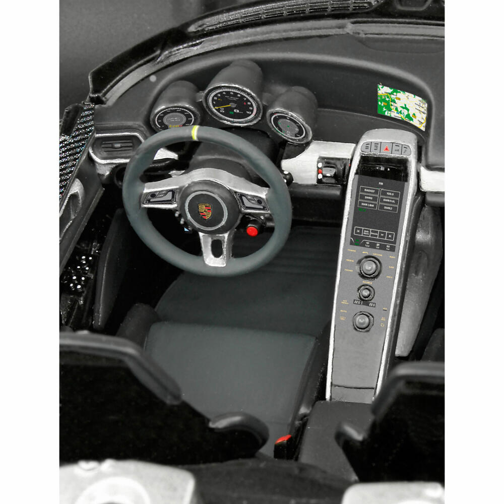Revell Fahrzeug-Modellbausatz Porsche 918 Spyder, Auto, 129 Teile, 1:24, 07026