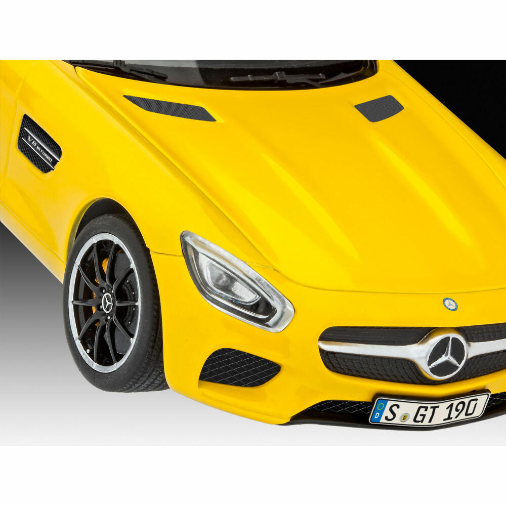 Revell Fahrzeug-Modellbausatz Mercedes-AMG GT, Auto, 93 Teile, 1:24, 07028