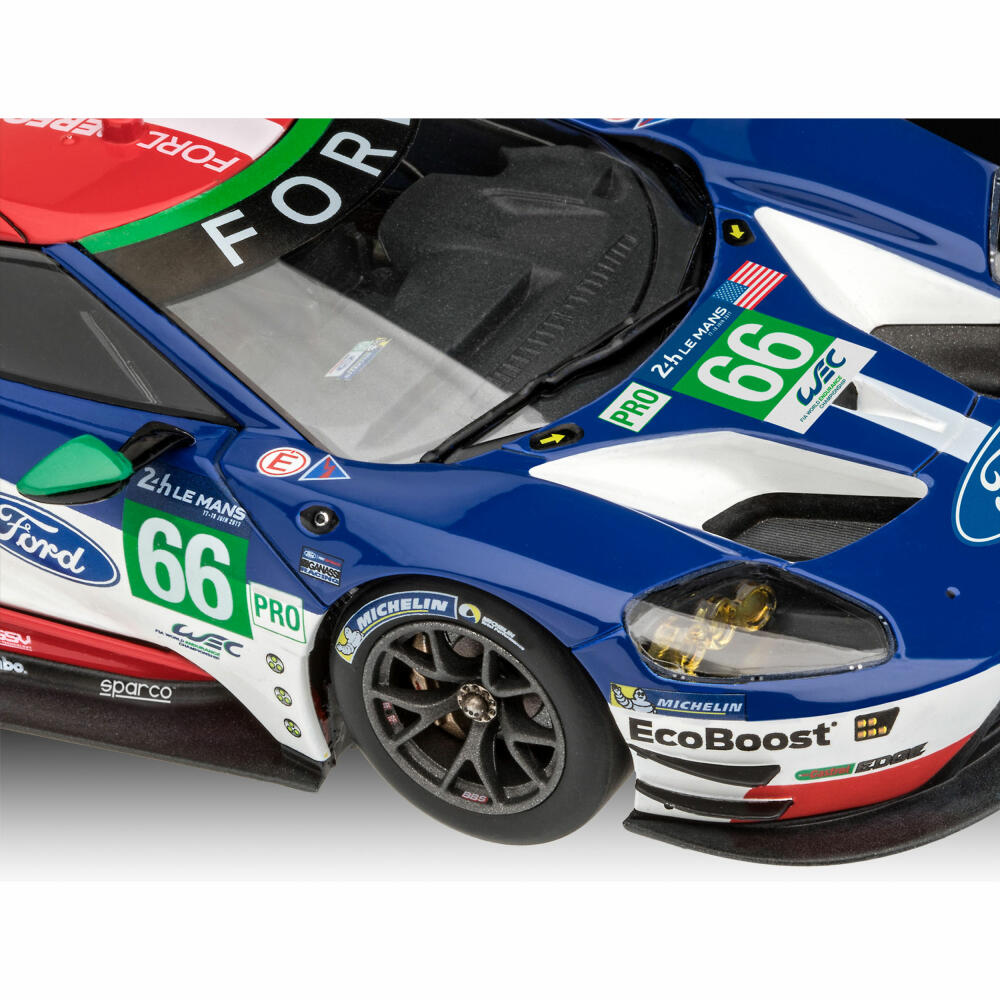Revell Fahrzeug-Modellbausatz Ford GT Le Mans 2017, Auto, 88 Teile, 1:24, 07041