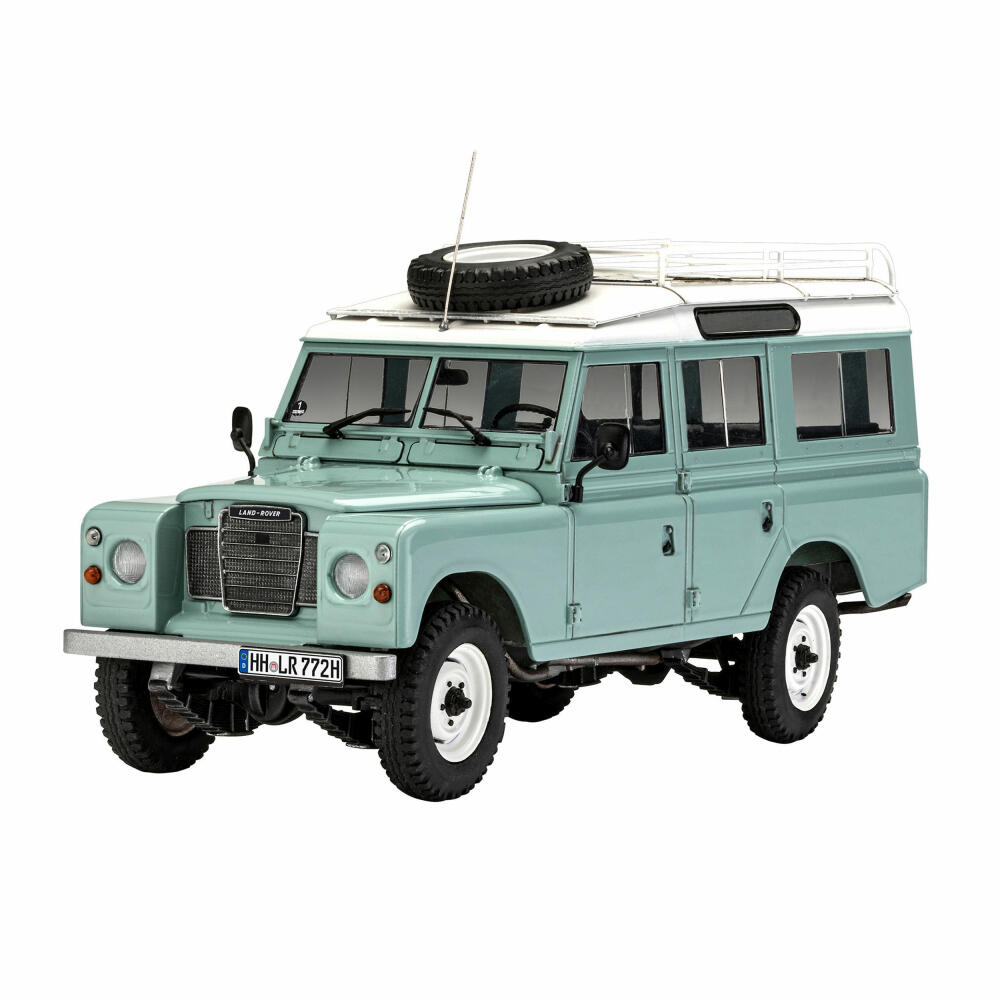 Revell Fahrzeug-Modellbausatz Land Rover Series III LWB Station Wagon, Auto, 184 Teile, 1:24, 07047
