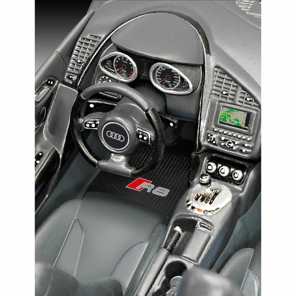 Revell Fahrzeug-Modellbausatz Audi R8, Auto, 106 Teile, 1:24, 07057
