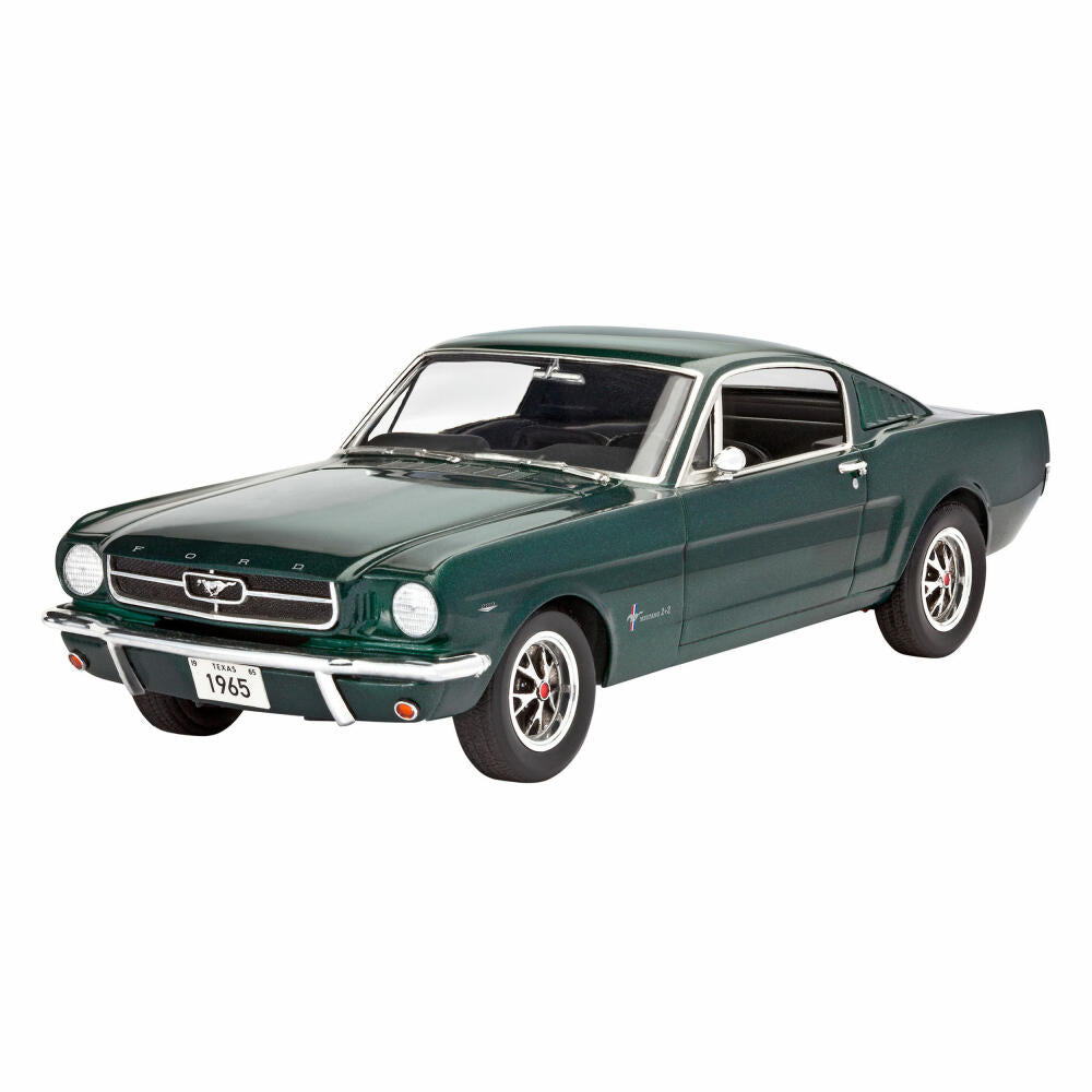 Revell Fahrzeug-Modellbausatz 1965 Ford Mustang 2+2 Fastback, Auto, 82 Teile, 1:24, 07065