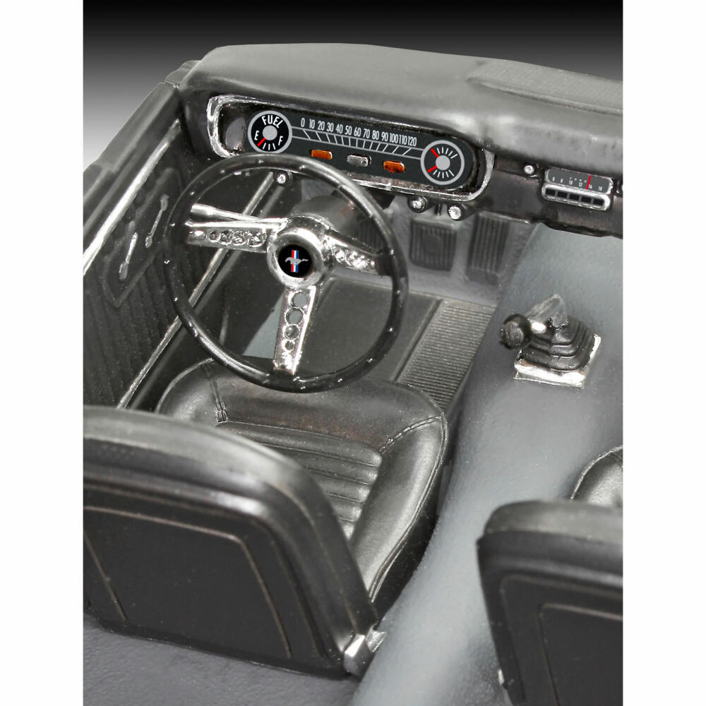 Revell Fahrzeug-Modellbausatz 1965 Ford Mustang 2+2 Fastback, Auto, 82 Teile, 1:24, 07065