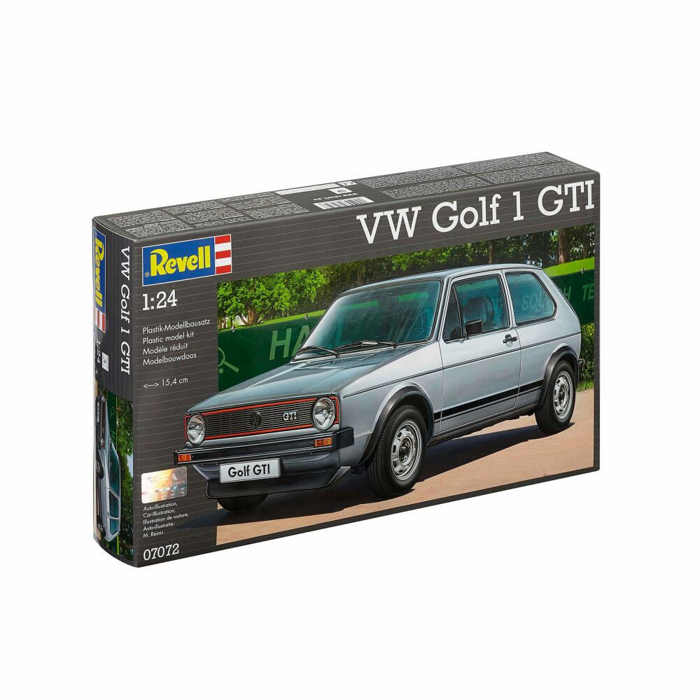 Revell Fahrzeug-Modellbausatz VW Golf 1 GTI, Auto, 121 Teile, 1:24, 07072