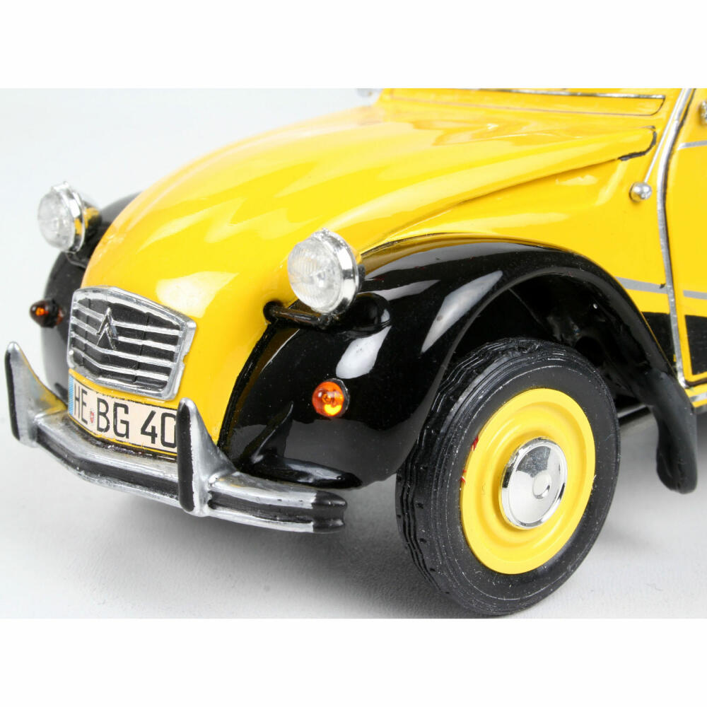 Revell Fahrzeug-Modellbausatz Citroen 2CV Charleston, Auto, 126 Teile, 1:24, 07095