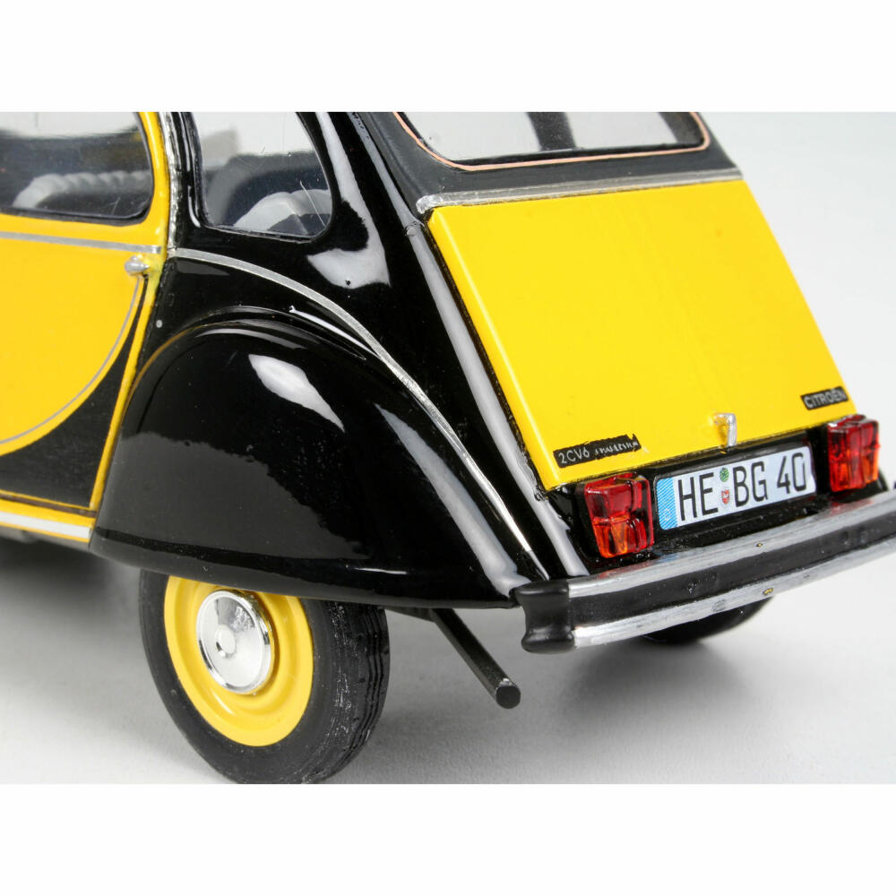 Revell Fahrzeug-Modellbausatz Citroen 2CV Charleston, Auto, 126 Teile, 1:24, 07095