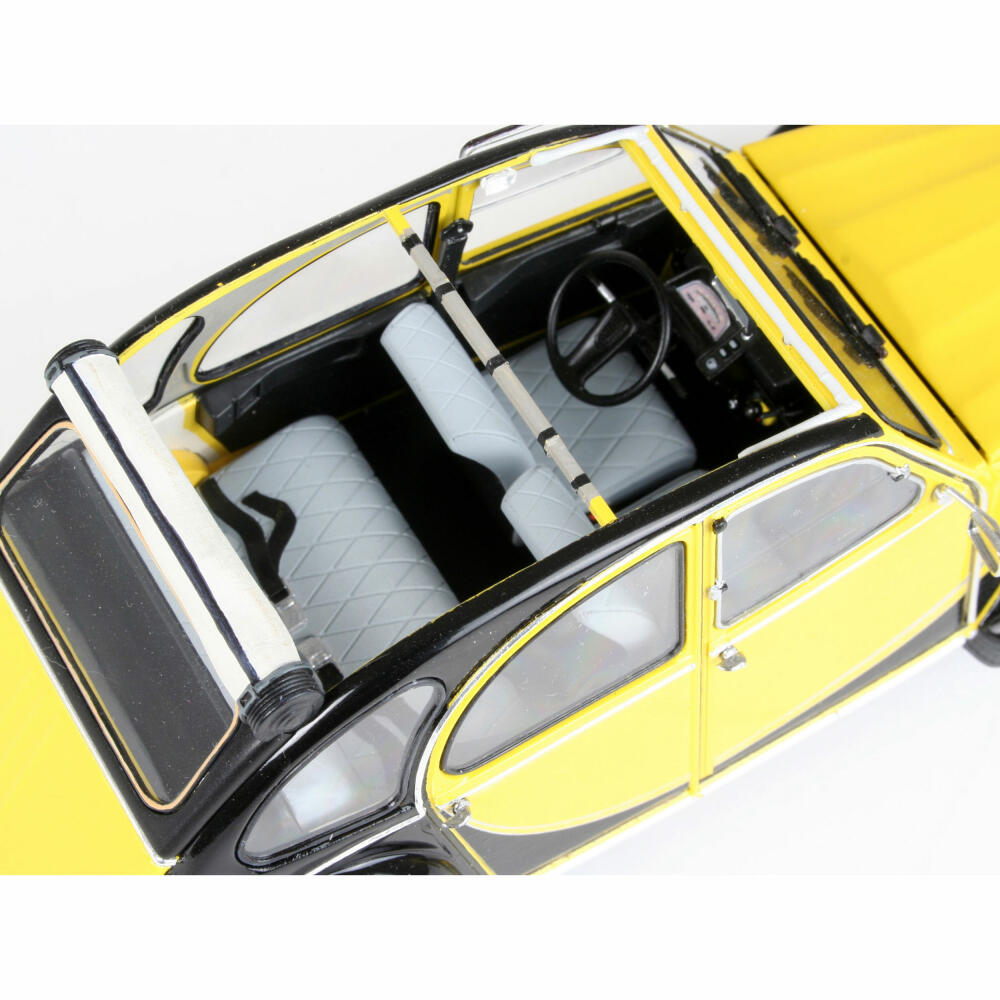 Revell Fahrzeug-Modellbausatz Citroen 2CV Charleston, Auto, 126 Teile, 1:24, 07095