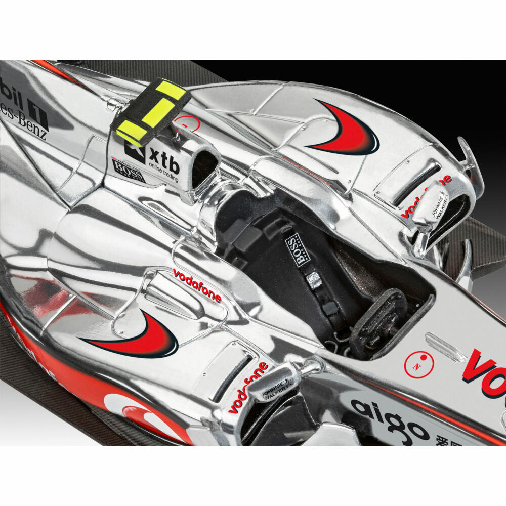 Revell Fahrzeug-Modellbausatz Vodafone McLaren Mercedes MP4-25 Lewis Hamilton, Rennauto, 103 Teile, 1:24, 07096