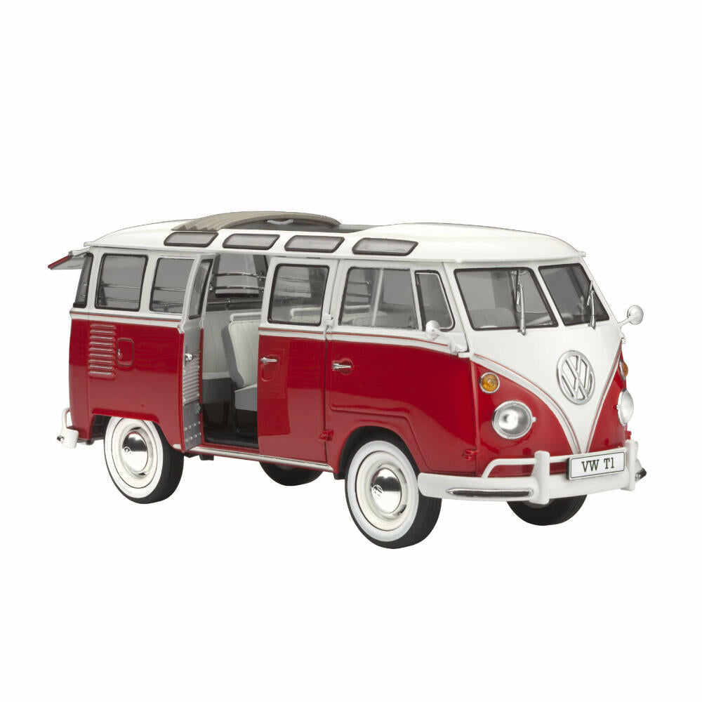Revell Fahrzeug-Modellbausatz Volkswagen T1 Samba Bus, Autobus, 173 Teile, 1:24, 07399