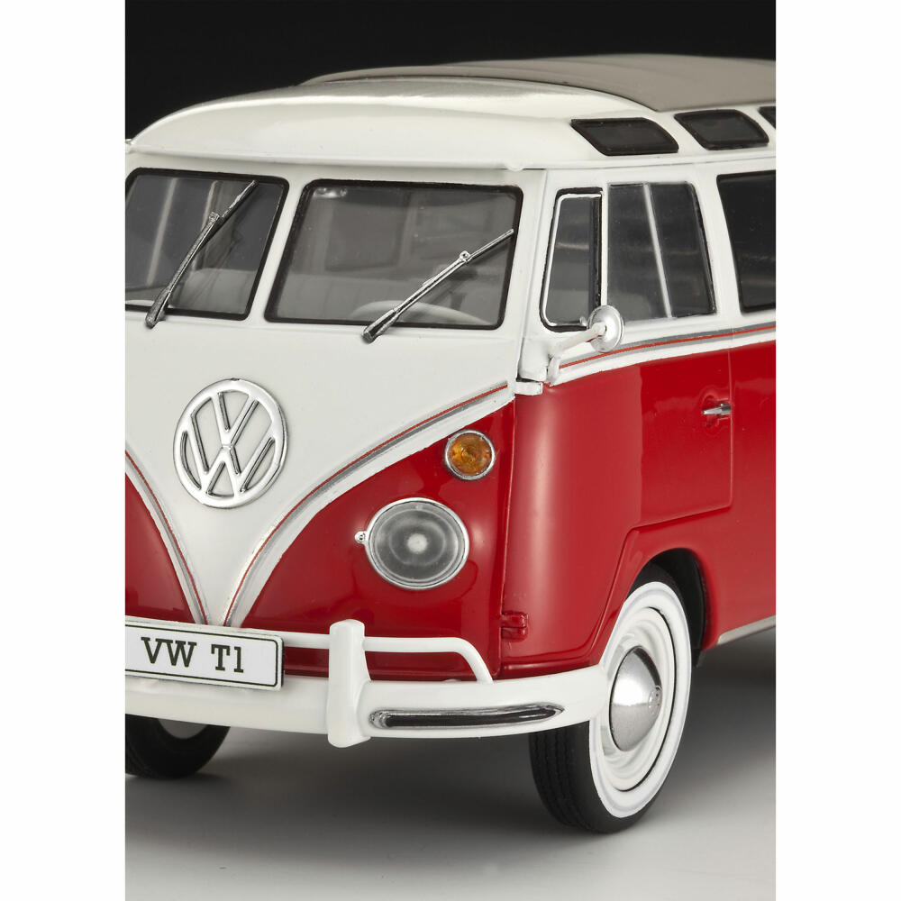 Revell Fahrzeug-Modellbausatz Volkswagen T1 Samba Bus, Autobus, 173 Teile, 1:24, 07399
