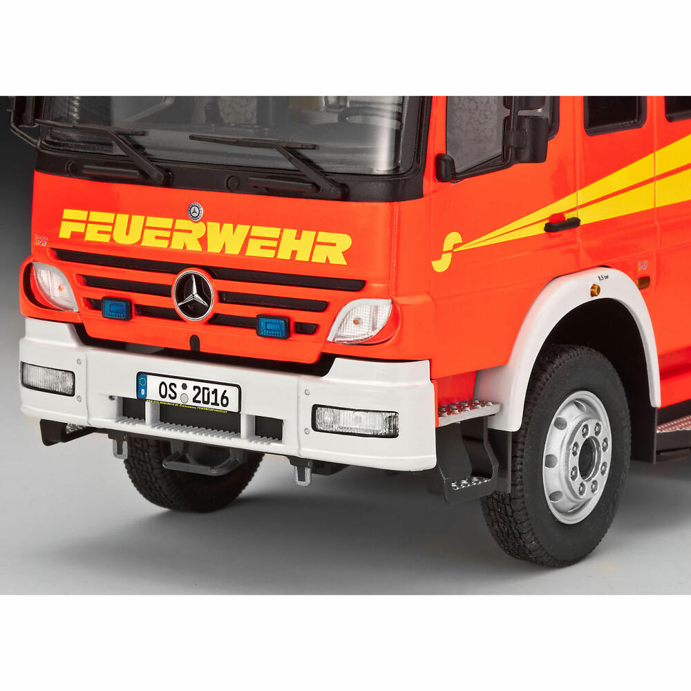 Revell Fahrzeug-Modellbausatz Schlingmann LF 20/16, Feuerwehrauto, 270 Teile, 1:24, 07404