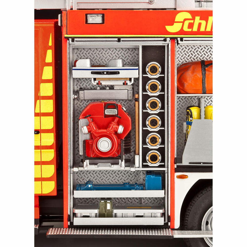 Revell Fahrzeug-Modellbausatz Schlingmann LF 20/16, Feuerwehrauto, 270 Teile, 1:24, 07404