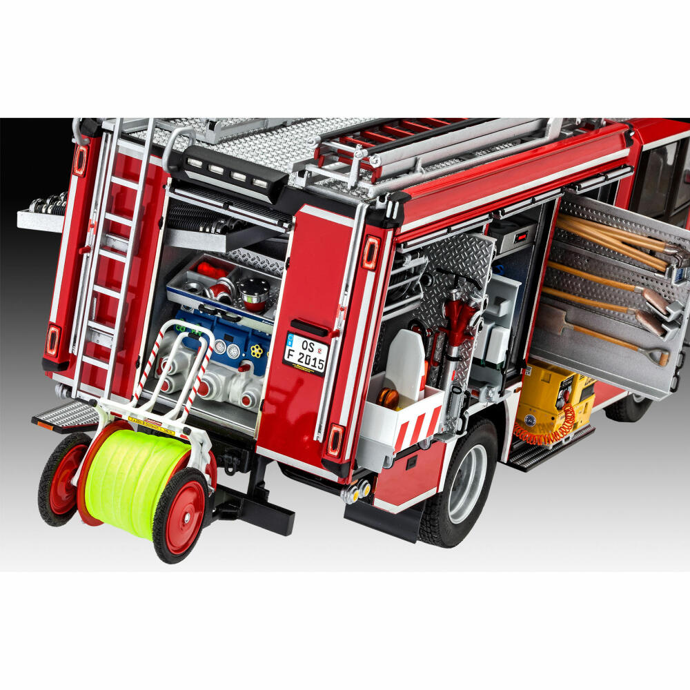 Revell Fahrzeug-Modellbausatz MAN TGM / Schlingmann HLF 20 VARUS 4x4, Feuerwehrauto, 295 Teile, 1:24, 07452