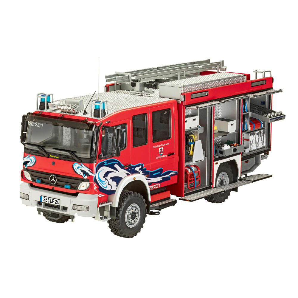 Revell Fahrzeug-Modellbausatz Schlingmann TLF 16/25, Feuerwehrauto, 228 Teile, 1:24, 07586