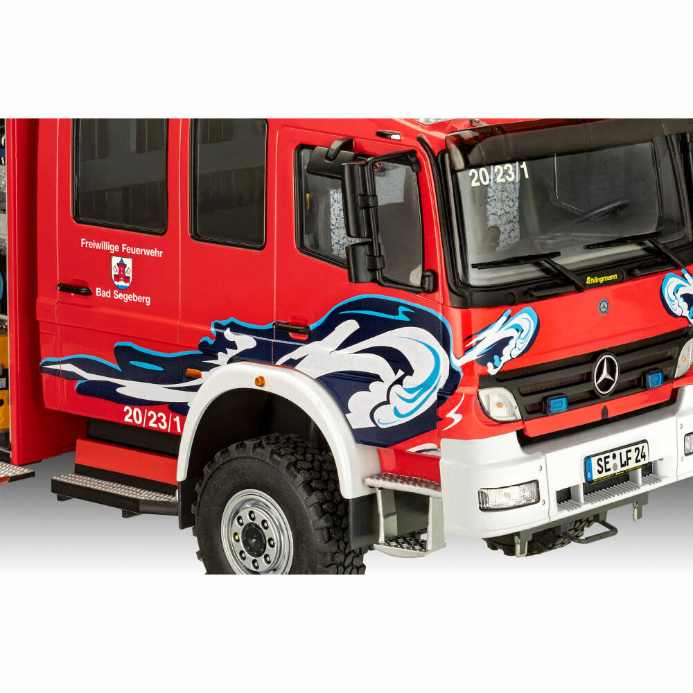 Revell Fahrzeug-Modellbausatz Schlingmann TLF 16/25, Feuerwehrauto, 228 Teile, 1:24, 07586