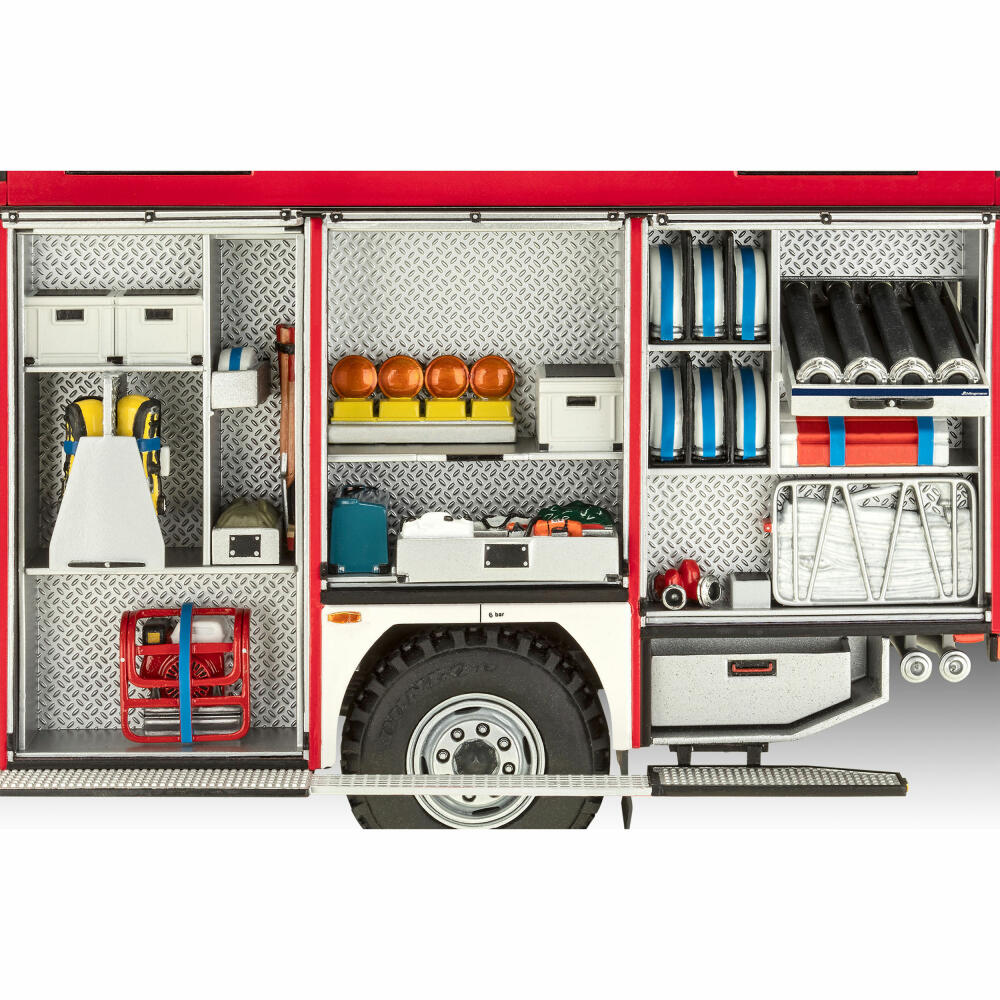 Revell Fahrzeug-Modellbausatz Schlingmann TLF 16/25, Feuerwehrauto, 228 Teile, 1:24, 07586