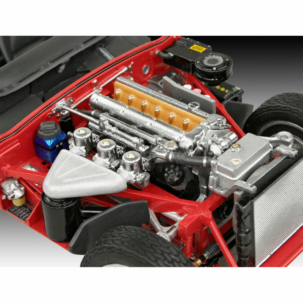 Revell Fahrzeug-Modellbausatz Jaguar E-Type Coupé, Auto, 142 Teile, 1:24, 07668