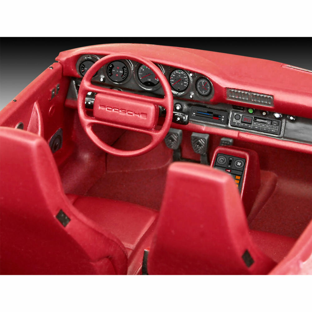 Revell Fahrzeug-Modellbausatz Porsche 911 Carrera 3.2 Coupé G-Model, Auto, 109 Teile, 1:24, 07688