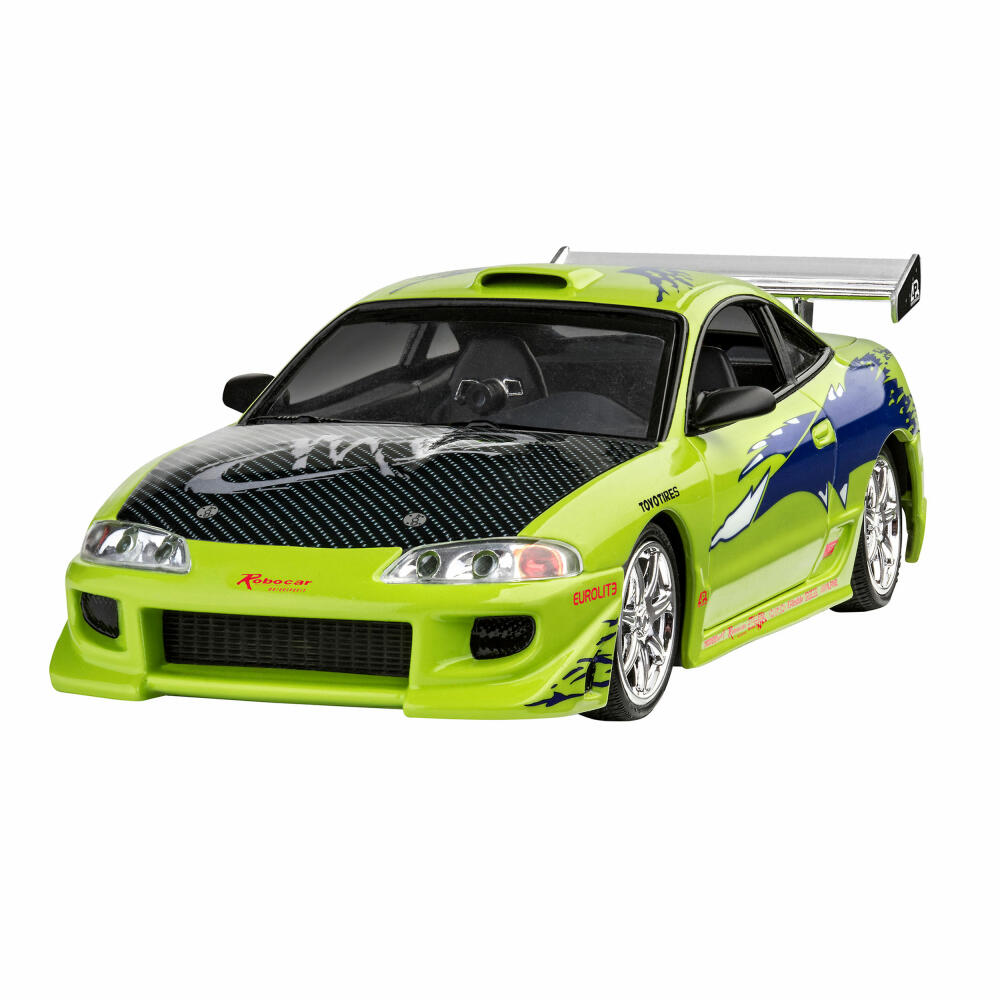Revell Fahrzeug-Modellbausatz Fast & Furious - Brians 1995 Mitsubishi Eclipse, Auto, 75 Teile, 1:25, 07691