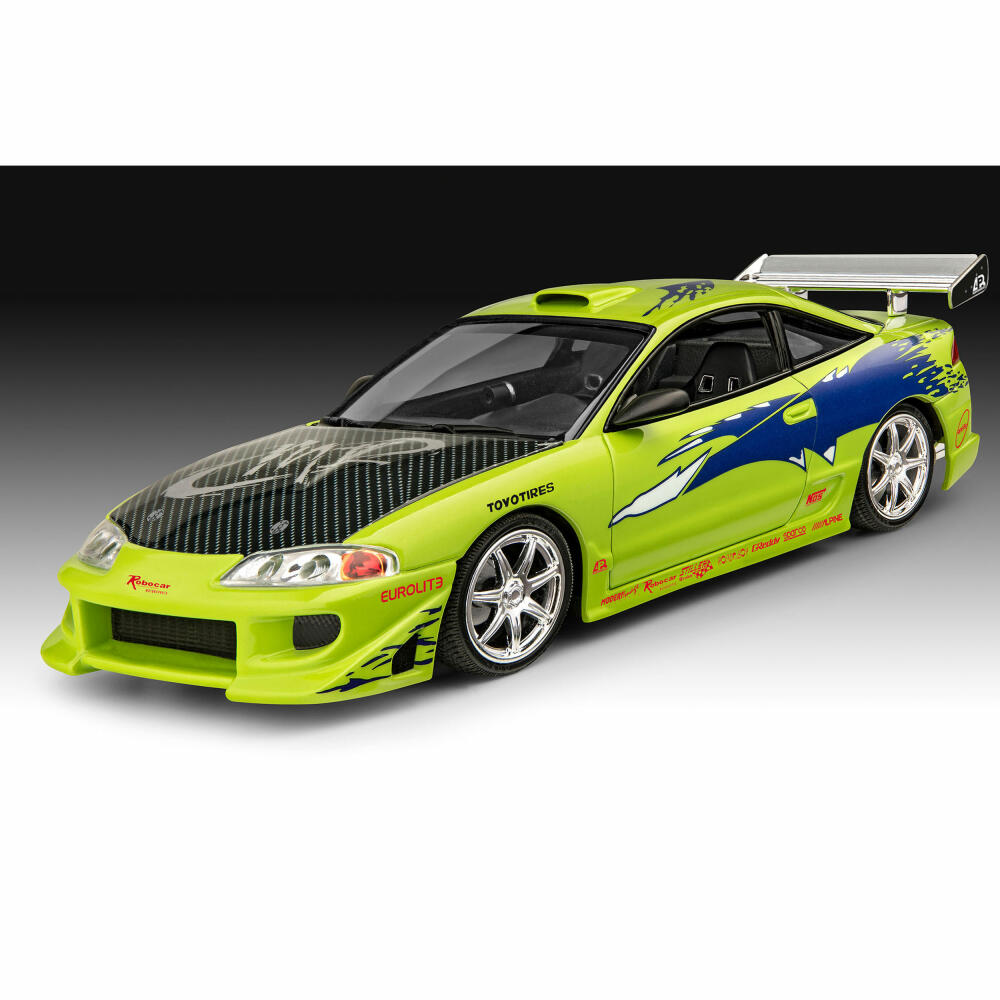 Revell Fahrzeug-Modellbausatz Fast & Furious - Brians 1995 Mitsubishi Eclipse, Auto, 75 Teile, 1:25, 07691
