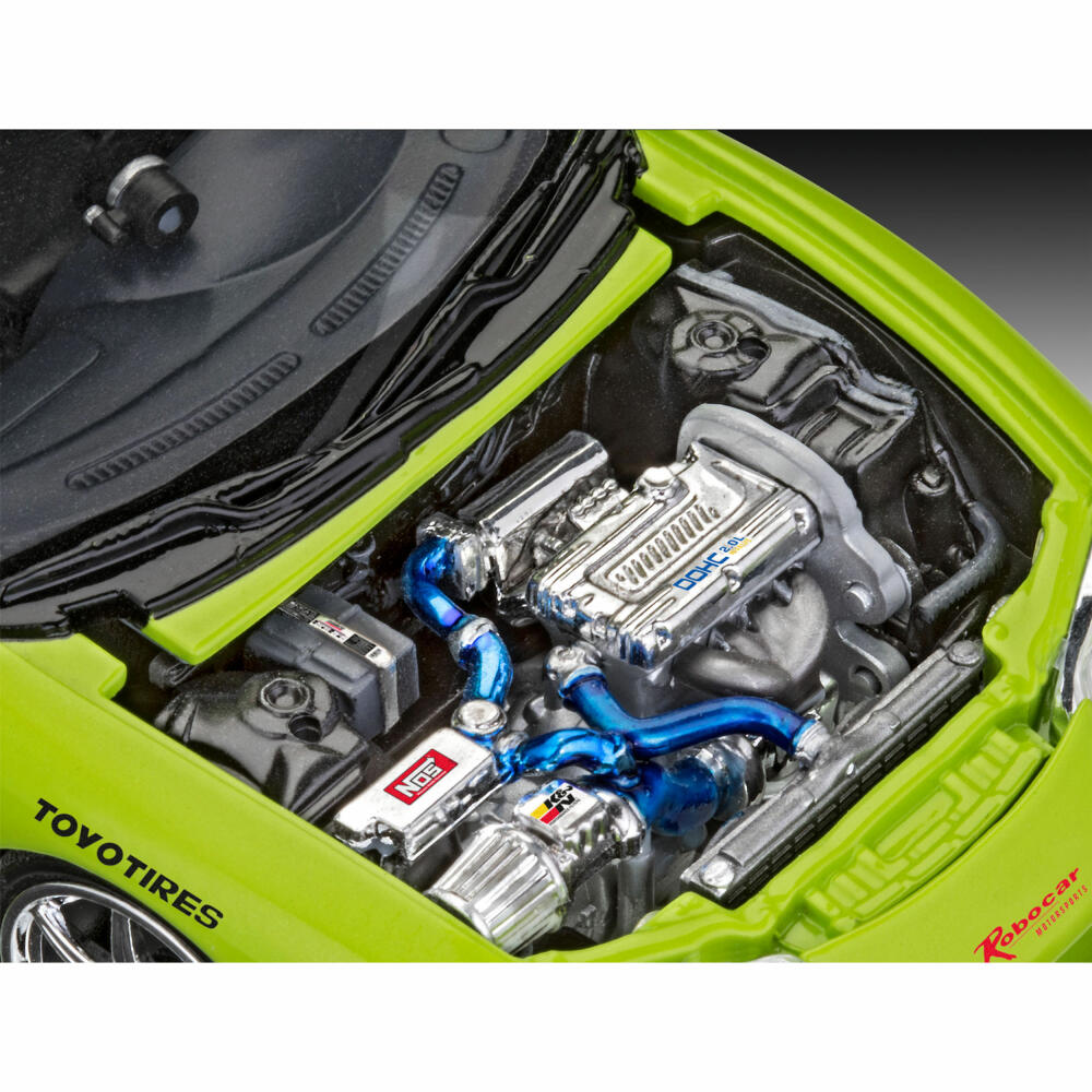 Revell Fahrzeug-Modellbausatz Fast & Furious - Brians 1995 Mitsubishi Eclipse, Auto, 75 Teile, 1:25, 07691