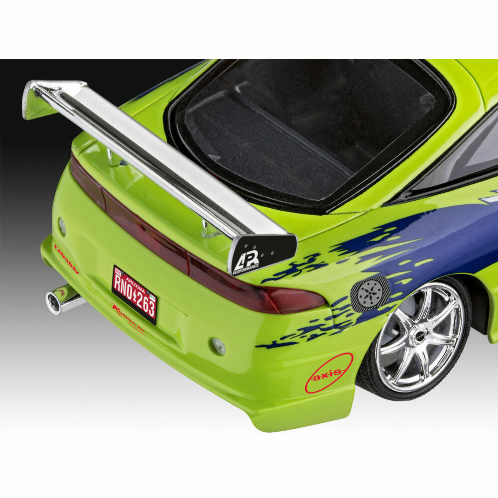 Revell Fahrzeug-Modellbausatz Fast & Furious - Brians 1995 Mitsubishi Eclipse, Auto, 75 Teile, 1:25, 07691