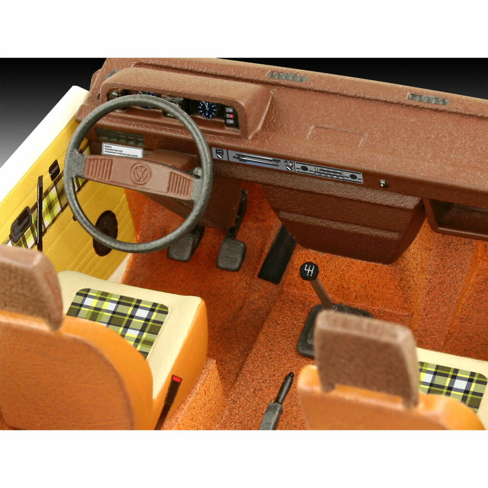 Revell Fahrzeug-Modellbausatz VW T3 Bus, Autobus, 77 Teile, 1:25, 07706