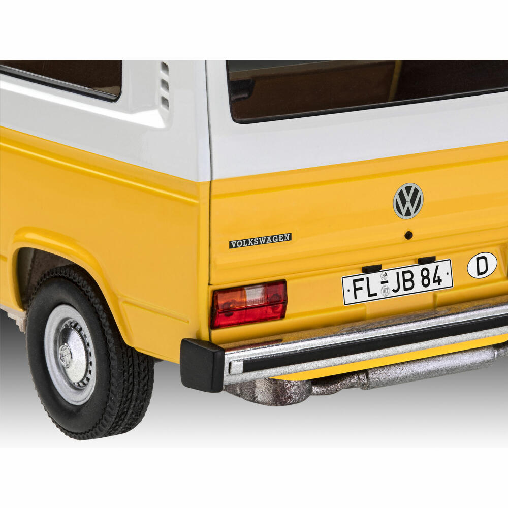 Revell Fahrzeug-Modellbausatz VW T3 Bus, Autobus, 77 Teile, 1:25, 07706