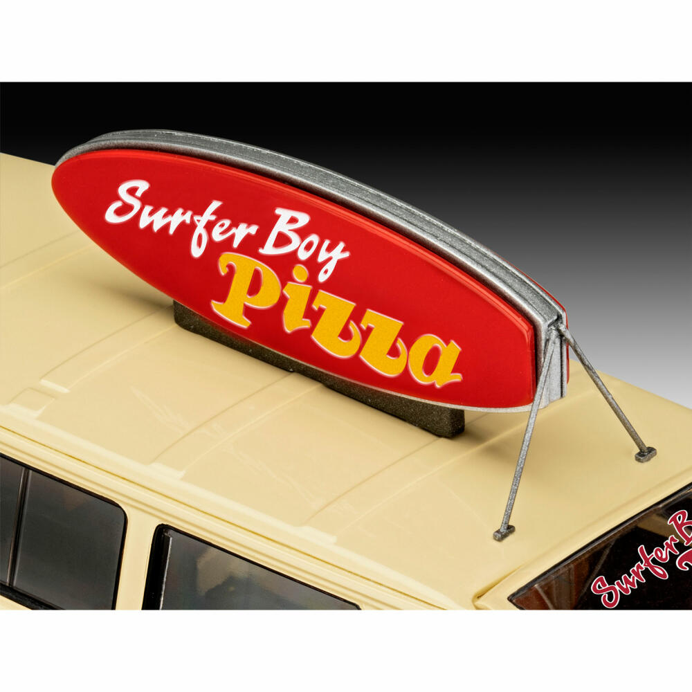 Revell Fahrzeug-Modellbausatz Stranger Things Argyles VWT3 Surfer Boy Pizza Van, Auto, 84 Teile, 1:25, 07725