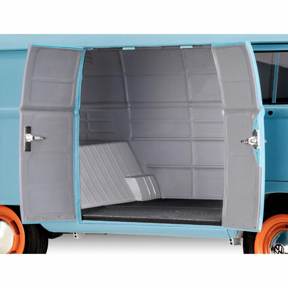 Revell Fahrzeug-Modellbausatz VW T1 Panel Van Gulf, Auto, 123 Teile, 1:24, 07726