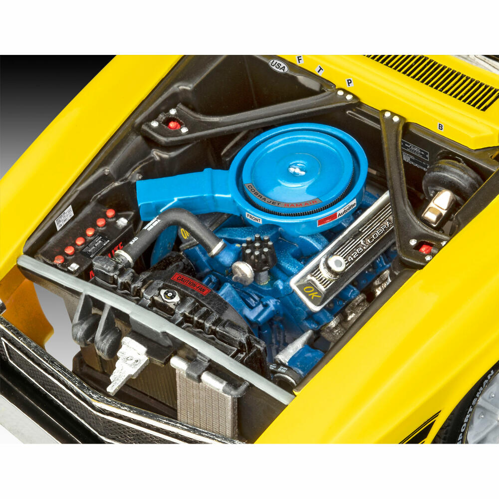 Revell Fahrzeug-Modellbausatz 70 Shelby GT500, Auto, 112 Teile, 1:25, 07729