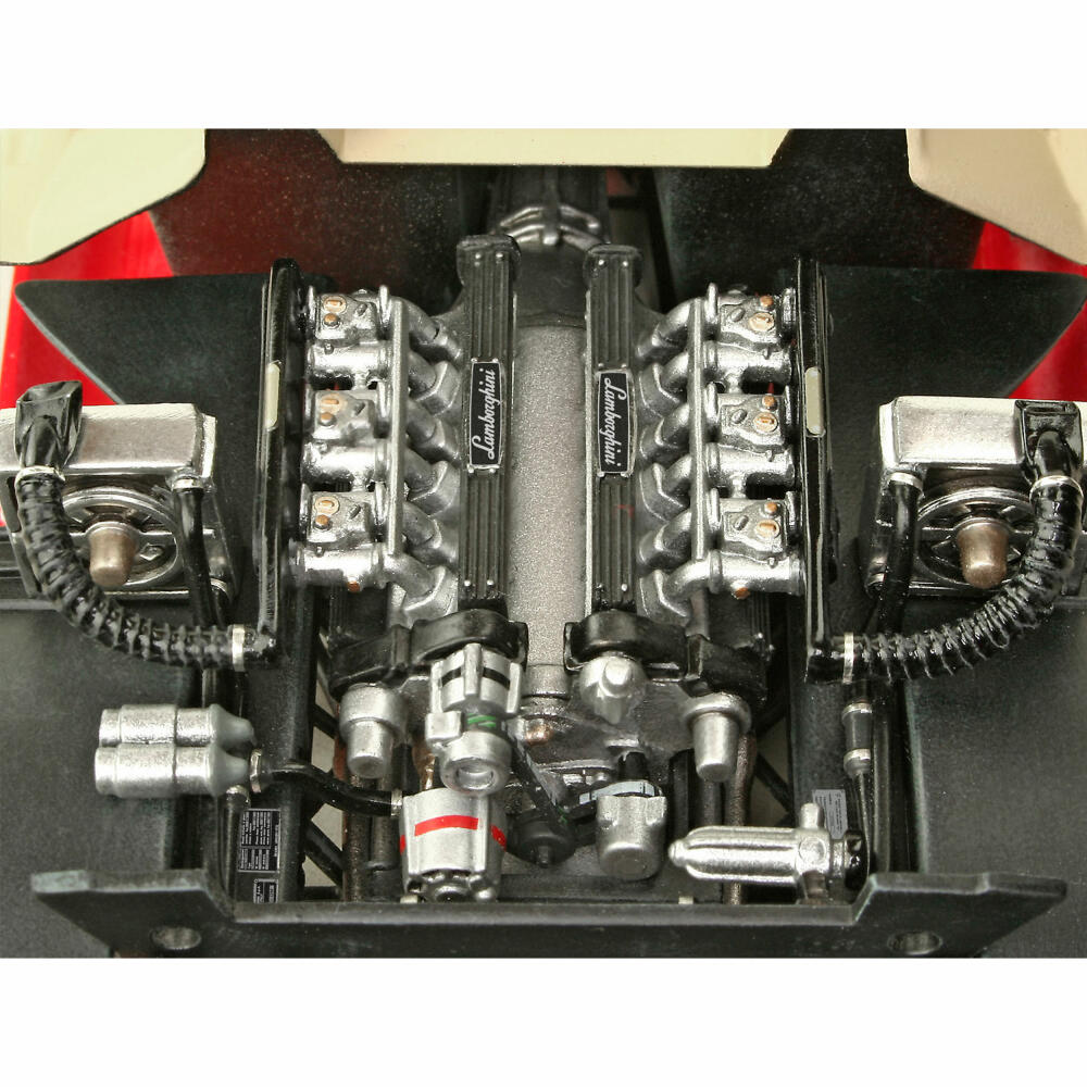 Revell Fahrzeug-Modellbausatz Lamborghini Countach LP500S, Auto, 124 Teile, 1:24, 07730