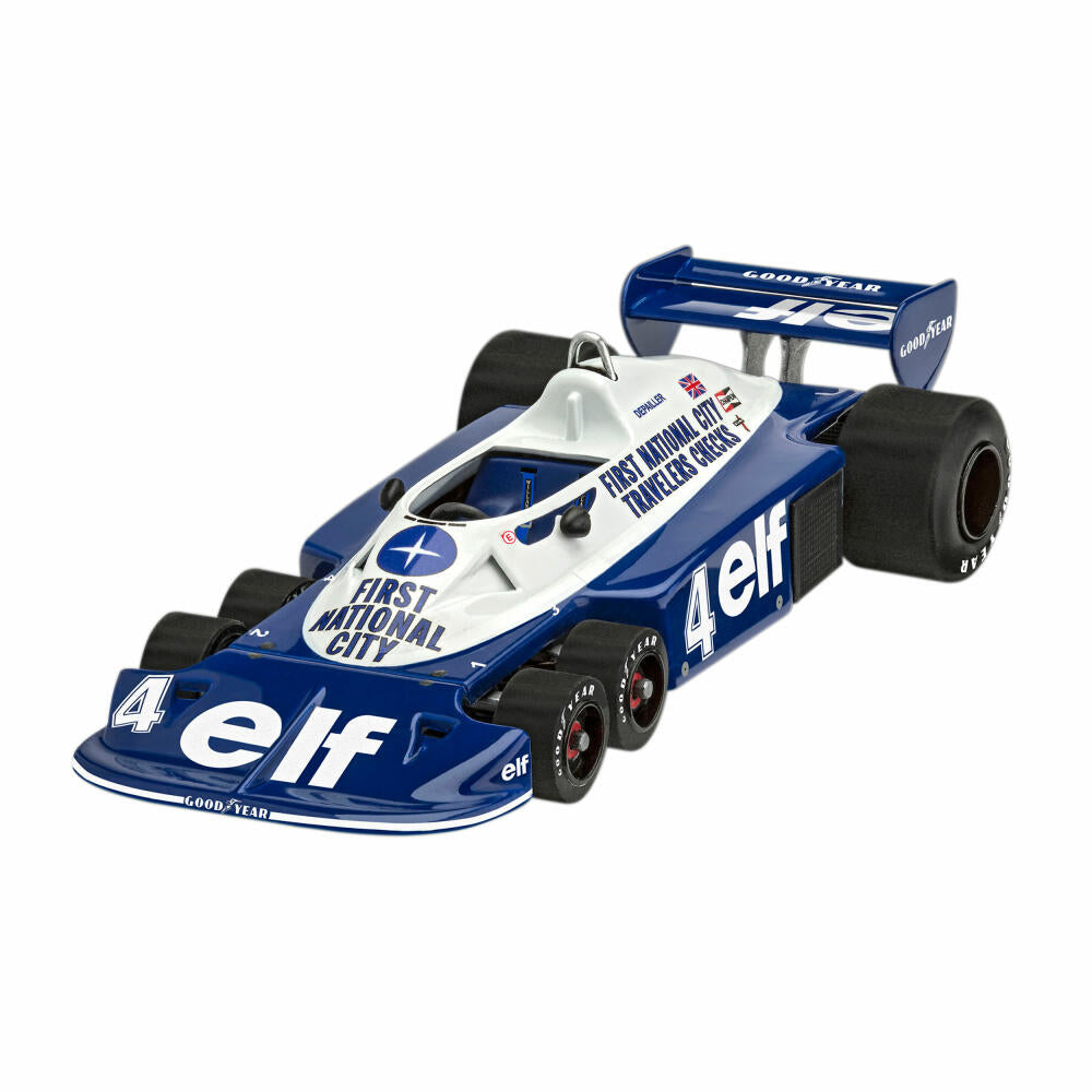 Revell Fahrzeug-Modellbausatz Tyrrell P34/2 6-Wheeler, Rennauto, 105 Teile, 1:32, 07741